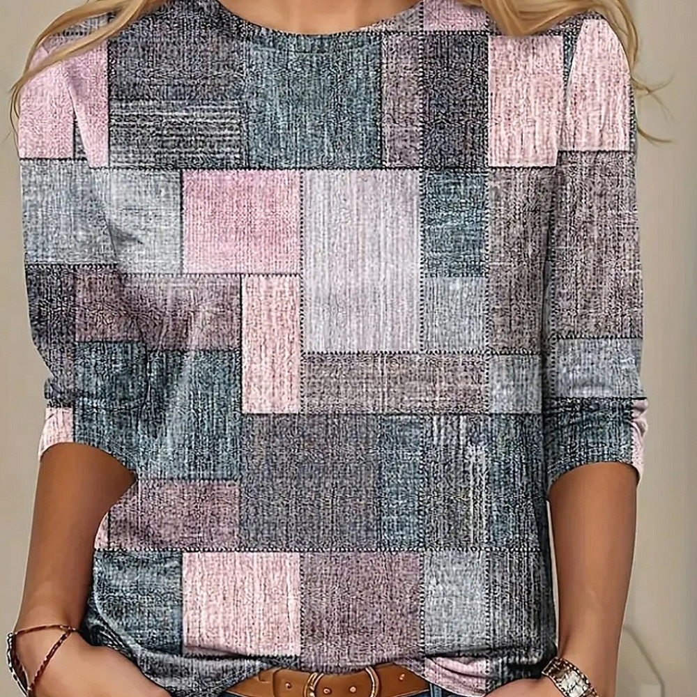 Brand new Patchwork, Long-sleeve T-shirt, XXL